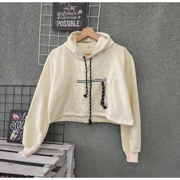 Sweater Wanita Grosir Berkualitas - Unique pocket saku kotak