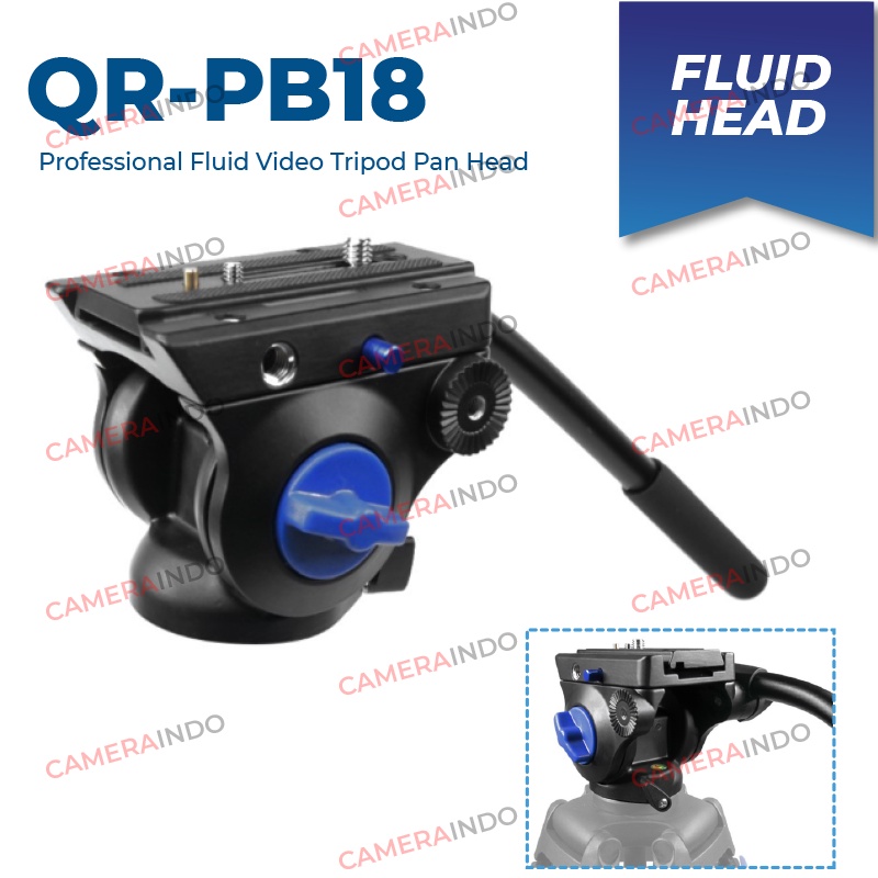 Fluid head Takara HYDRO ABH Professional fluidHead Video Tripod   - QRPB-18