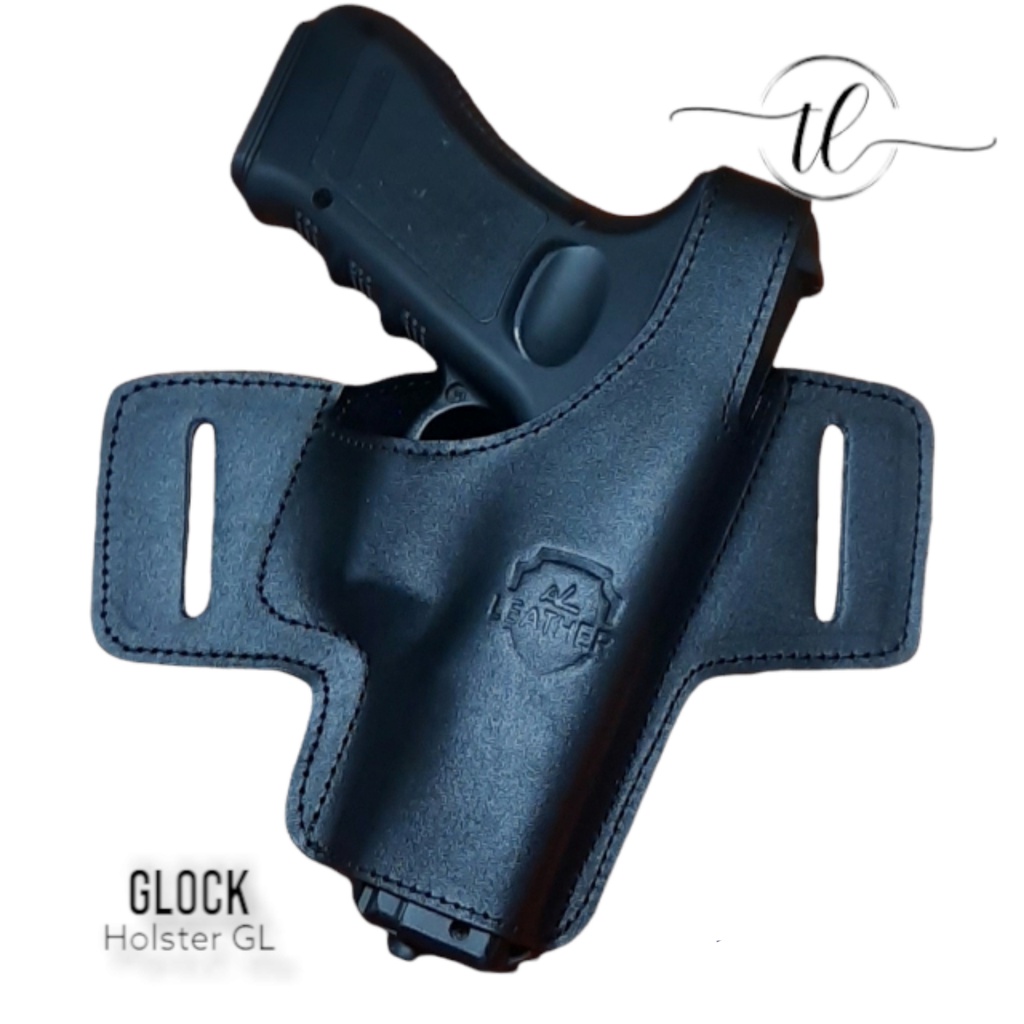 Holster Pinggang Luar Kulit Asli Sarung Pistol