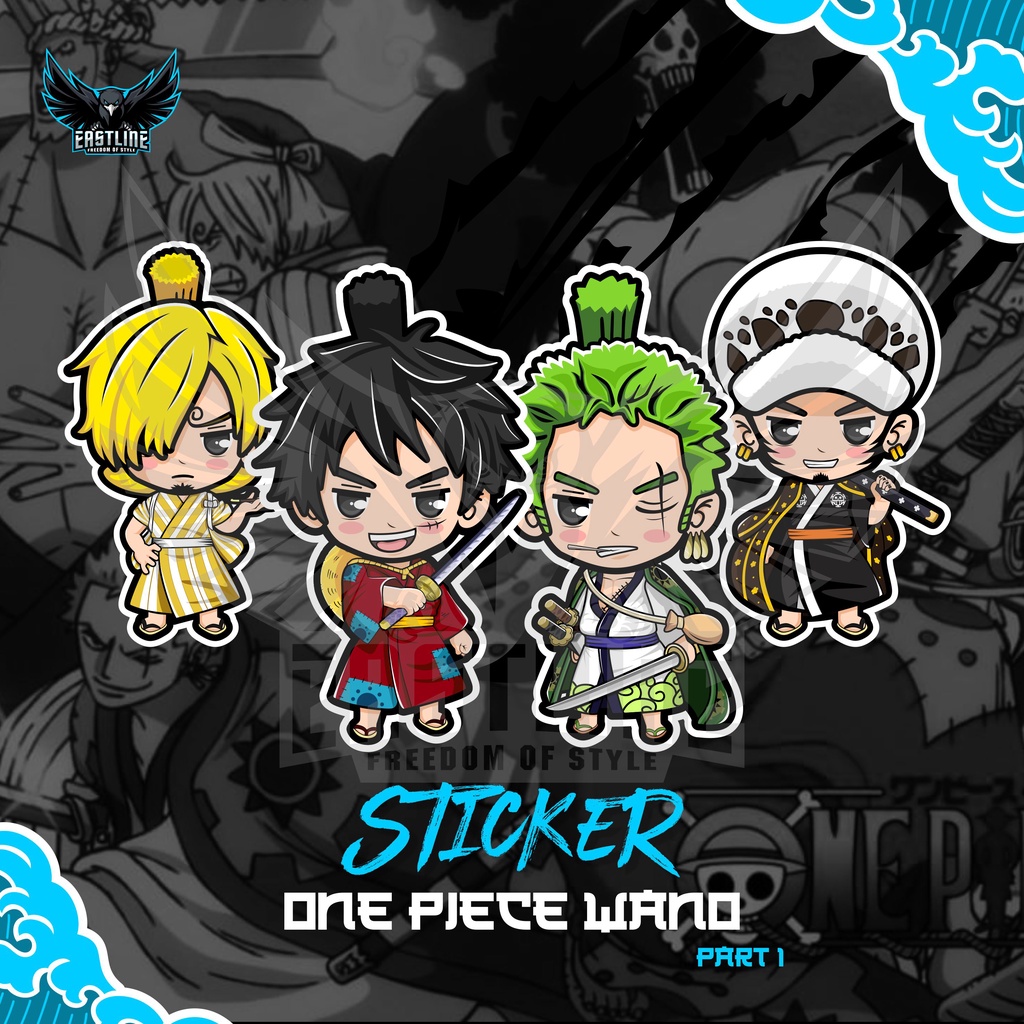 

Stiker Anime Karakter Lucu Chibi One Piece Wano Bahan Vinyl Laminasi Doff Lebih Awet dan Tahan Lama Sticker Cute Gemoy Eastlineid