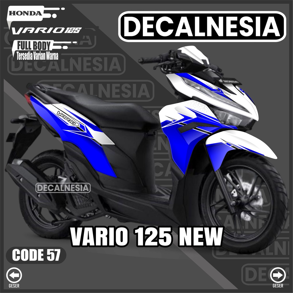 Decalnesia Stiker Motor Vario 125 New 2023 Full Body Decal Sticker 2022 CBS ISS SP Honda Variasi Mod