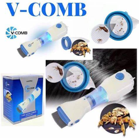ADY78 Sisir Kutu Elektrik / Rambut Penghilang Kutu / Vacuum Comb Sisir Kutu Elektrik / Sisir Kutu