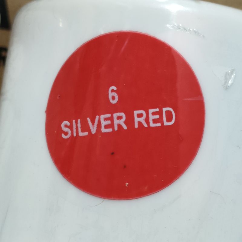 Zuper Pilox Pilok Cat Semprot Warna Silver Red Merah Cerah Glossy 6 150cc Spray Paint