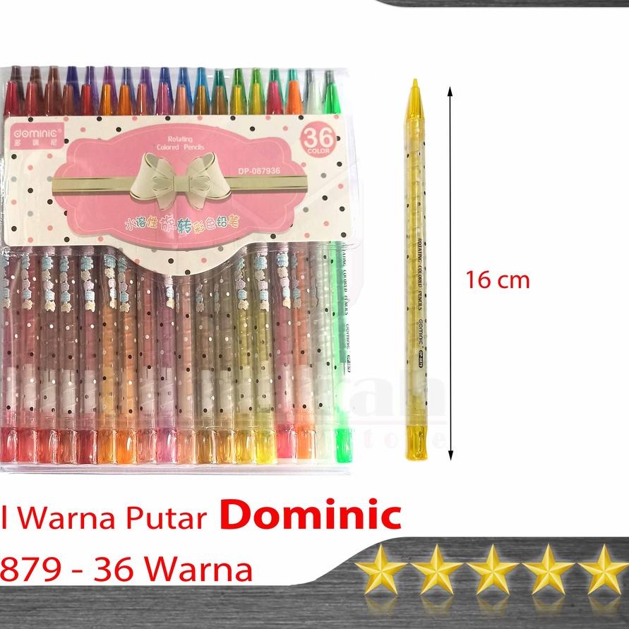 

Terlaris Pensil Warna Putar Fancy Murah isi 36 Warna / 36 Batang Soft Case Motif / Colored Pencil Twister 36 Colors For Drawing