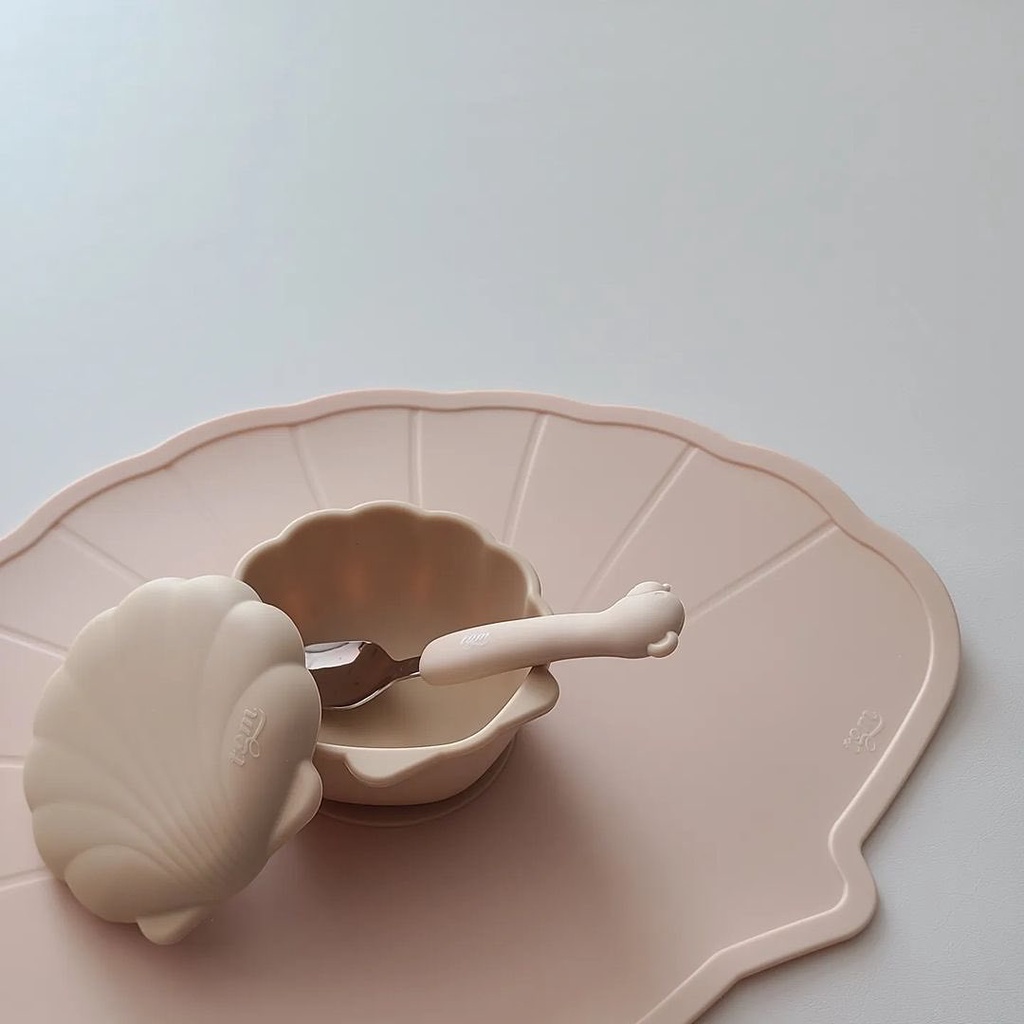 TGM Silicone Seashell Placemat - Tatakan Alas Silikon Makan Anak BLW Mpasi Tatakan Piring Makan Baby Bayi Balita Place Mat