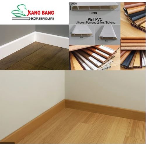 Lantai Plin Lantai Pvc, Lis Lantai Pvc, Lis Tembok Pvc / Lis Parket / Vinyl