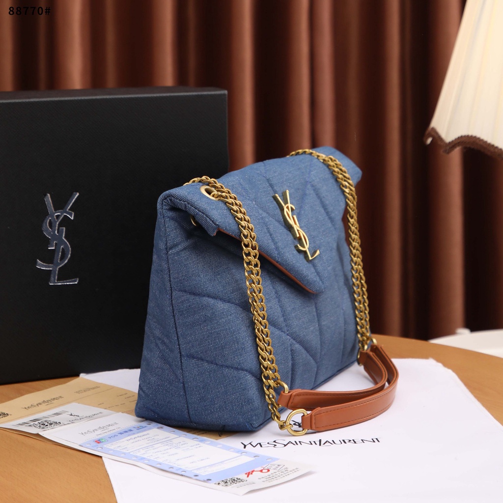 YS Puff Denim Bag #88770