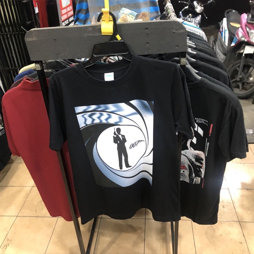 Kaos James Bond Tshirt 100% Cotton