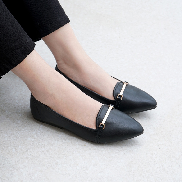 Deliwafa  - [Sepatu Wanita] Merkana Flatshoes