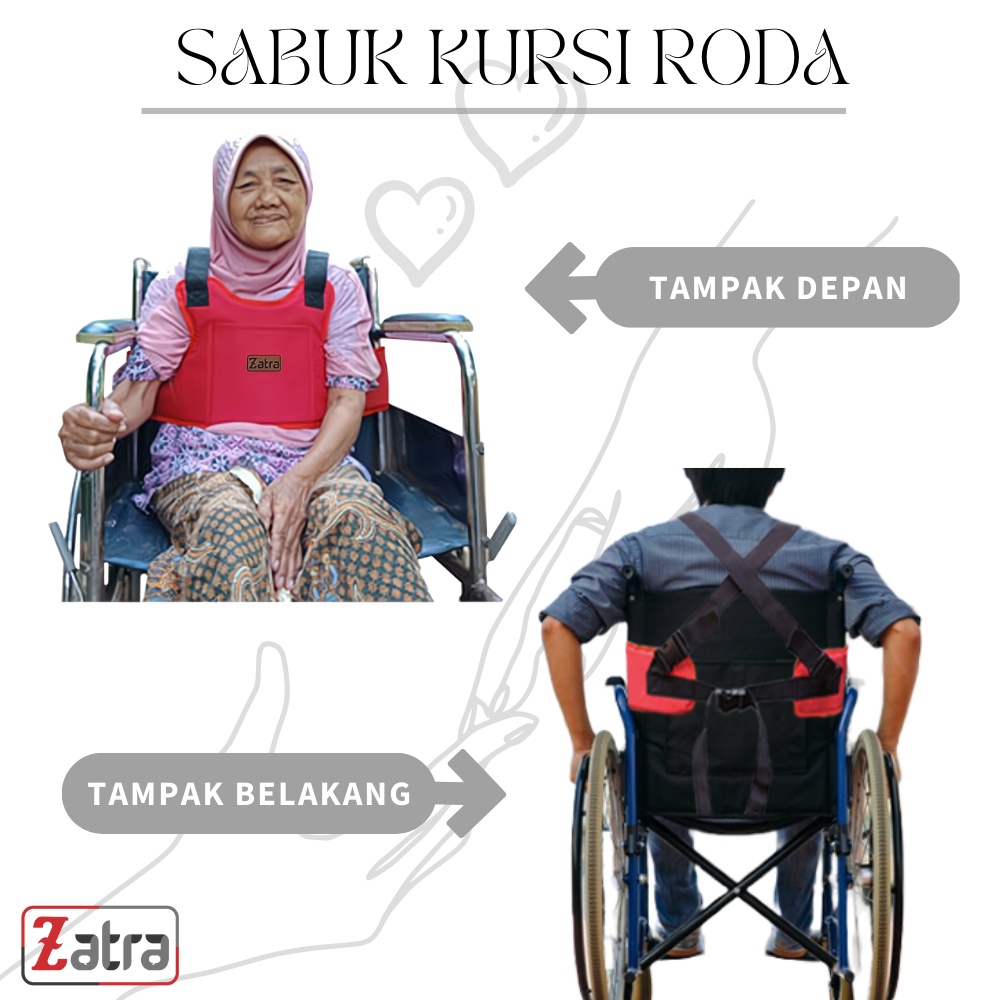 SABUK KURSI RODA PENAHAN BADAN NYAMAN DAN AMAN