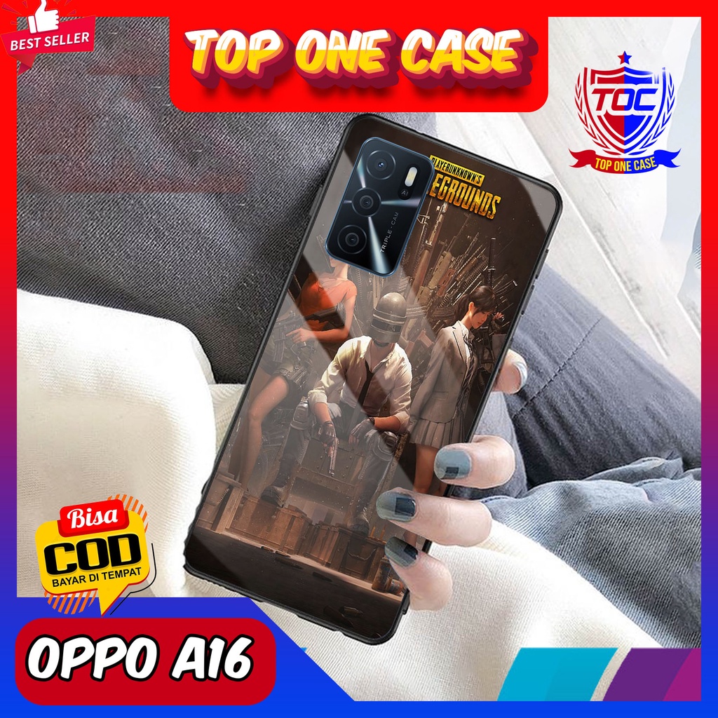 Case OPPO A16 - Casing OPPO A16 Terbaru Top One Case [ MOTIF GAME MOBILE 2 ] Casing Hp OPPO A16 - Si