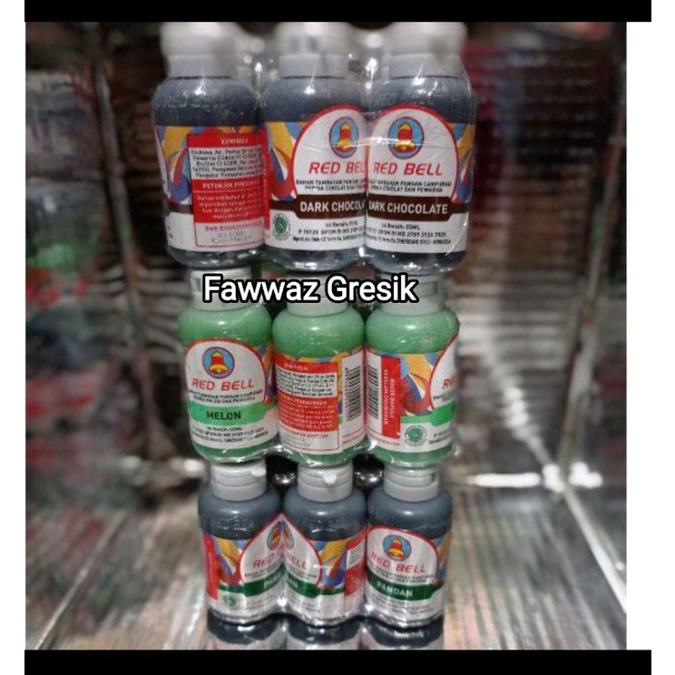 RED BELL Pasta Rasa Perisa Pewarna 55ml  RED BEL Pasta Perisa Pewarna RedBell RedBel Perasa Pewarna Essence 55 ml Aroma Taro Matcha Vanili Orange Base Special Dark Coklat Blackforest RedVelvet Anggur Strawberi Nangka Doger Susu Mangga Blewah Durian Kopyor