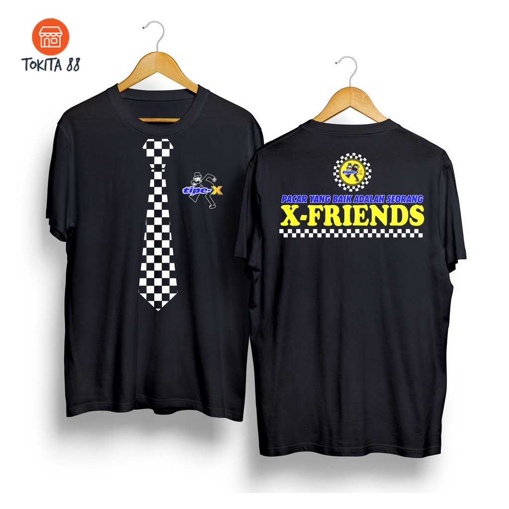 Kaos Distro TIPE-X PACAR YANG BAIK Premium Tshirt Band Baju Tipe X Kaos Band Musik SKA Katun