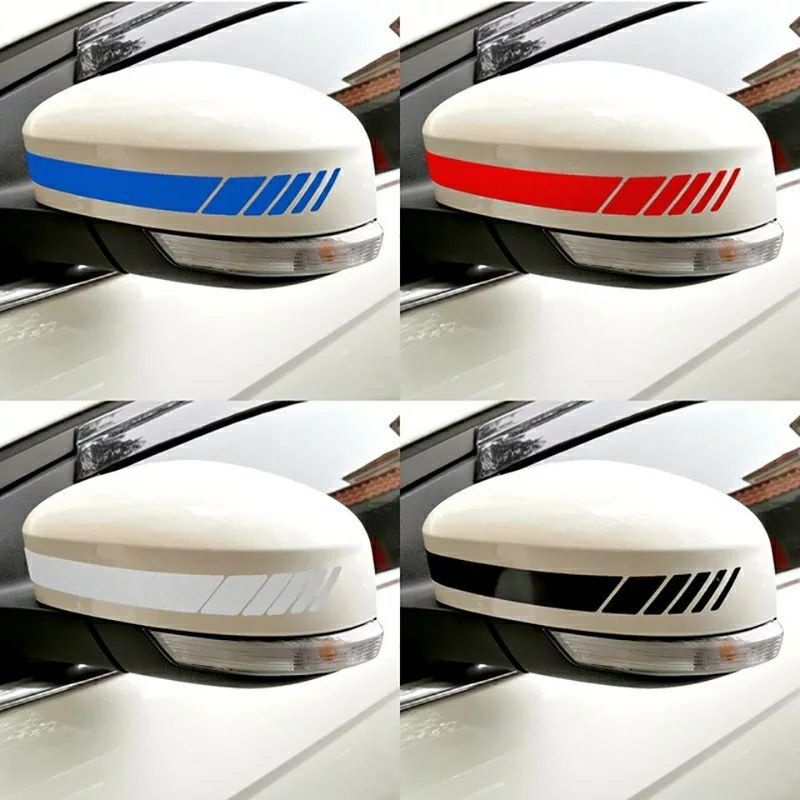 stiker cutting Lis untuk spion mobil motif garis untuk semua tipe mobil ( universal )
