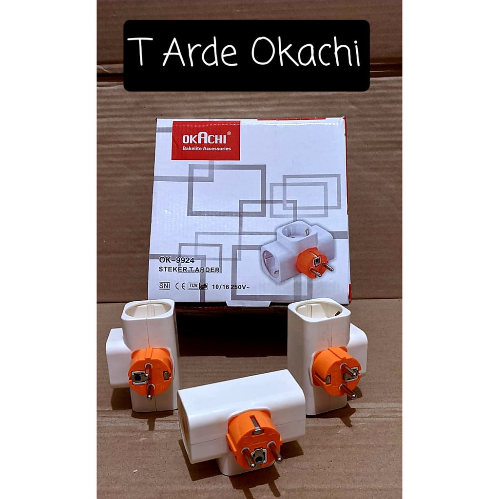 STEKER T COLOKAN T 3 LUBANG TEBAL OK-9924 / STEKER T ARDER ORENCHI