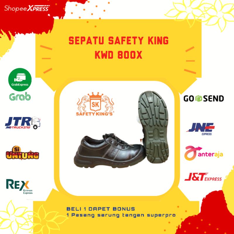 Sepatu Safety Kings KWS 800 X original