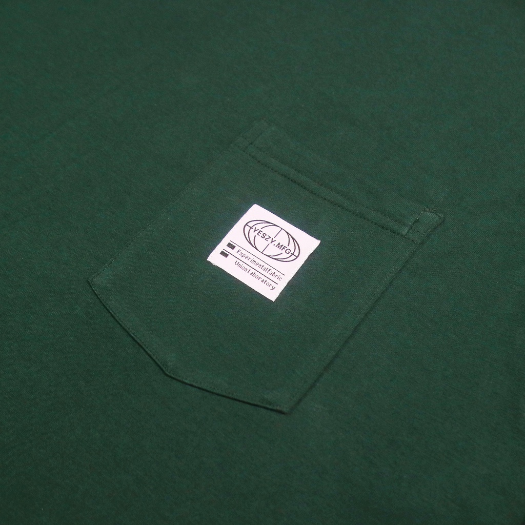 YESZY.MFG Oversized Pocket Forest Green Tshirt