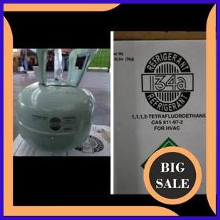 tools Freon R134 isi 3 kg Tabung Melon Kecil Segel r134a 134a Refrigerant 2ZJN23
