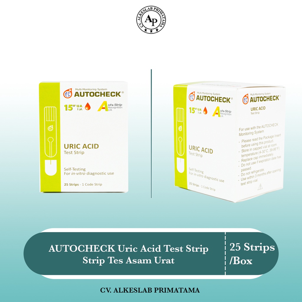 AutoCheck Asam Urat Strip / Strip AutoCheck Urid Acid