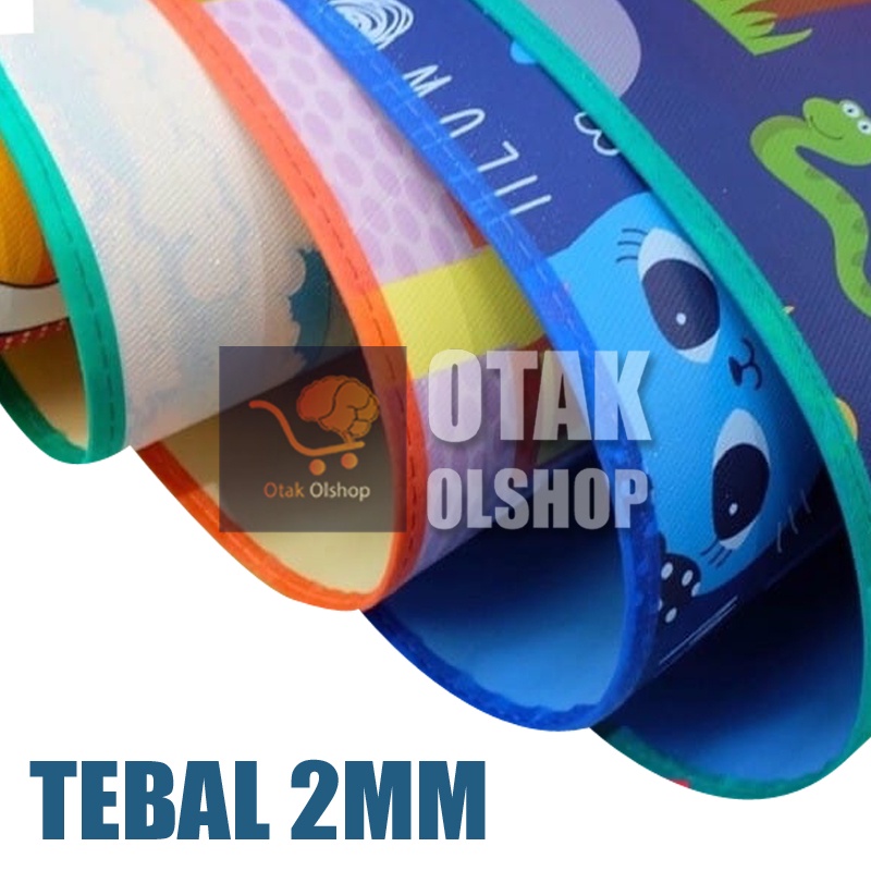 PAKET 4 PCS KARPET 120X200 / Karpet Lantai Spon Motif Karakter / Tikar Motif Kartun / Tikar Piknik Anti Air