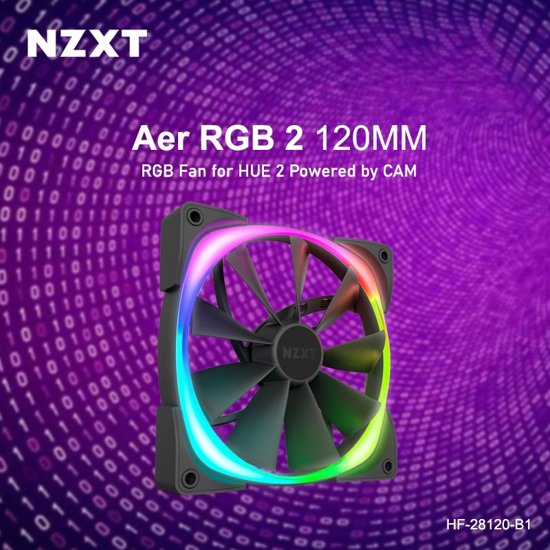 Fan Casing NZXT AER RGB2 Single 12cm - Case Cooler