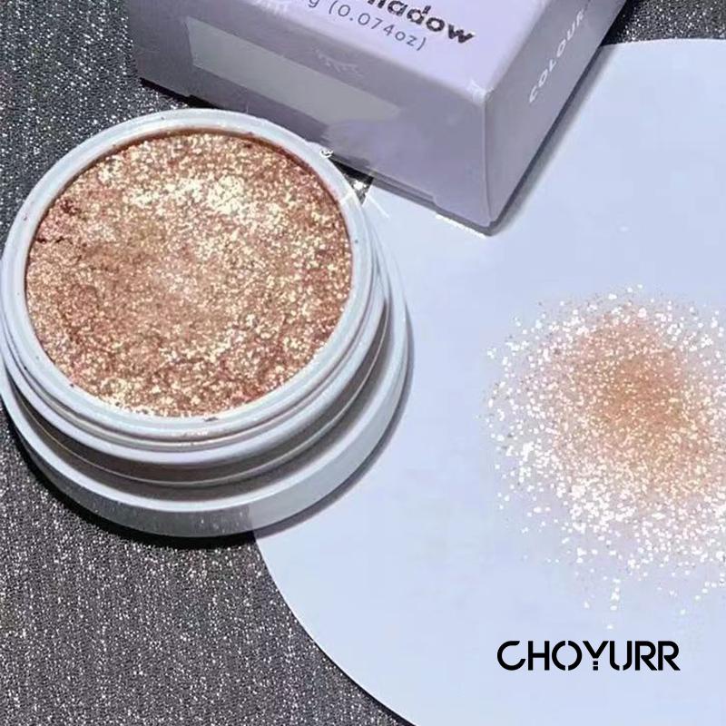 【COD】Eyeshadow Palette / Highlighter Shimmer Glitter Silky Smooth High Glow High Pigment And Smooth Powder Long Lasting Korean Import-CH