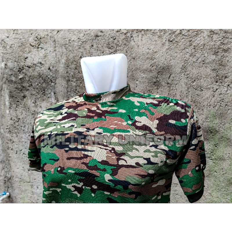 KAOS LORENG TNI AD TERBARU ORIGINAL MILITARY UNIFORM