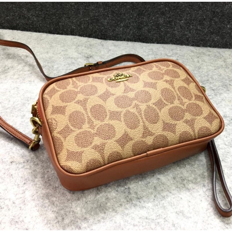 COACH Sadie Crossbody Clutch in Colorblock Signature