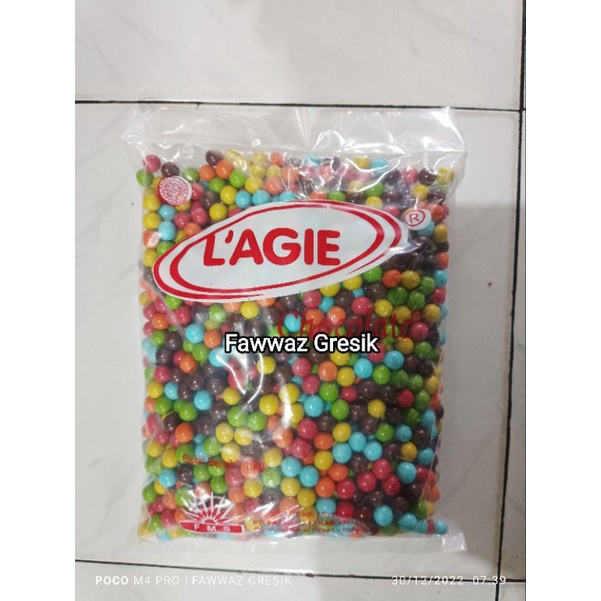 Lagie Coklat Golden City Mini 250gram Rainbow Pelangi Warna 250 gr