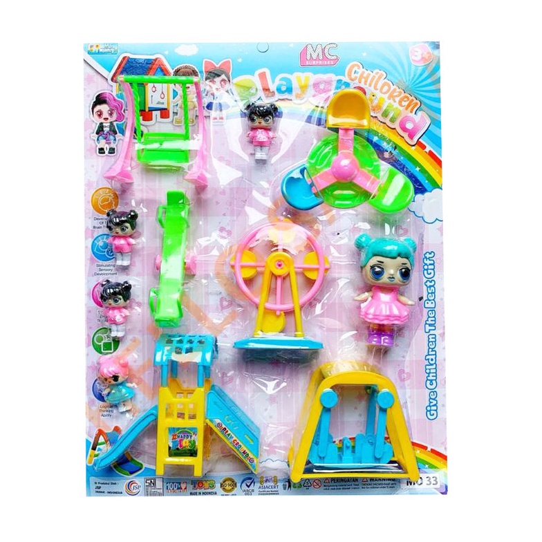 Mainan anak Ayunan Boneka LO1 LO3 LO 3 PLAY TIME / MO33 MO 33 mainan anak edukasi super lucu ayunan 