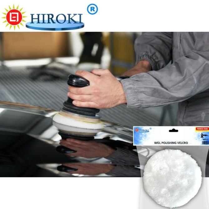 Hiroki Wol poles mobil 5 inchi. poles wol polishing.poles kendaraan kiansejahtera8 Murah