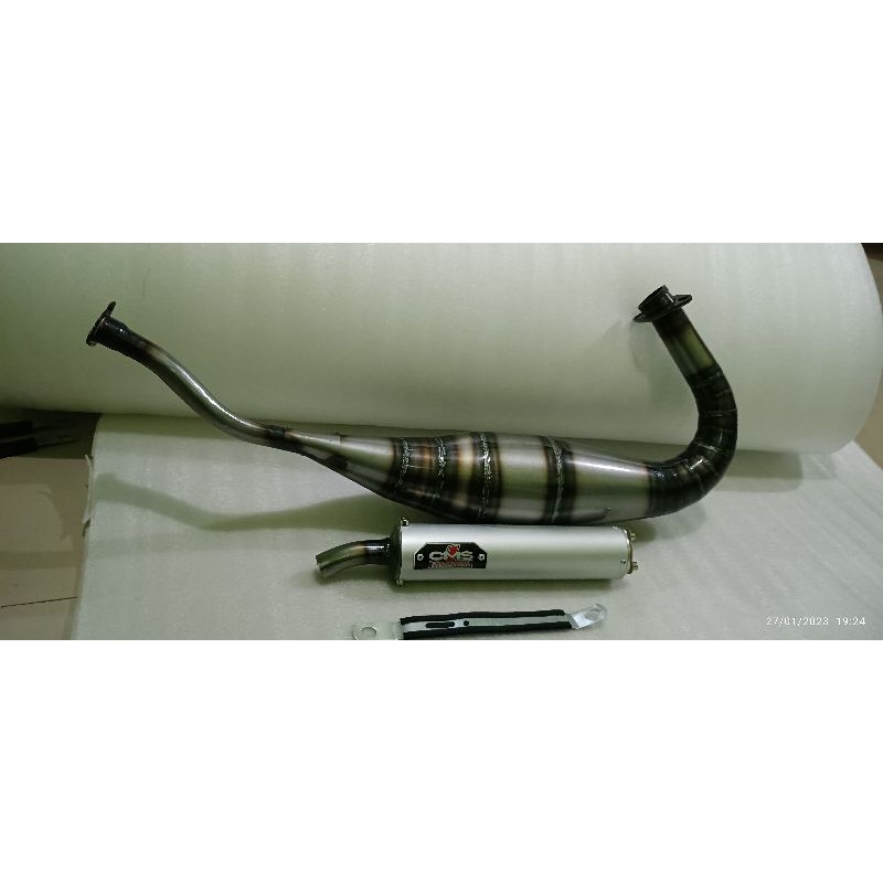 Knalpot Kawasaki Ninja Rr R Ss Plat Karat Cms1 Type Cobra Garing Abis