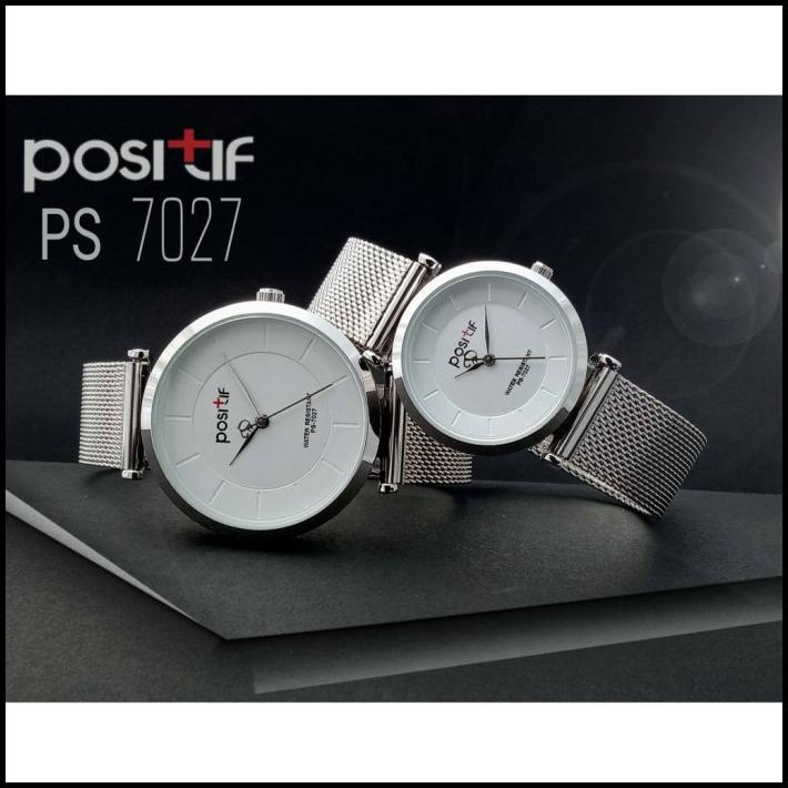 Positif 7027 Jam Tangan Couple Original Anti Air Garansi Mesin 1 Tahun
