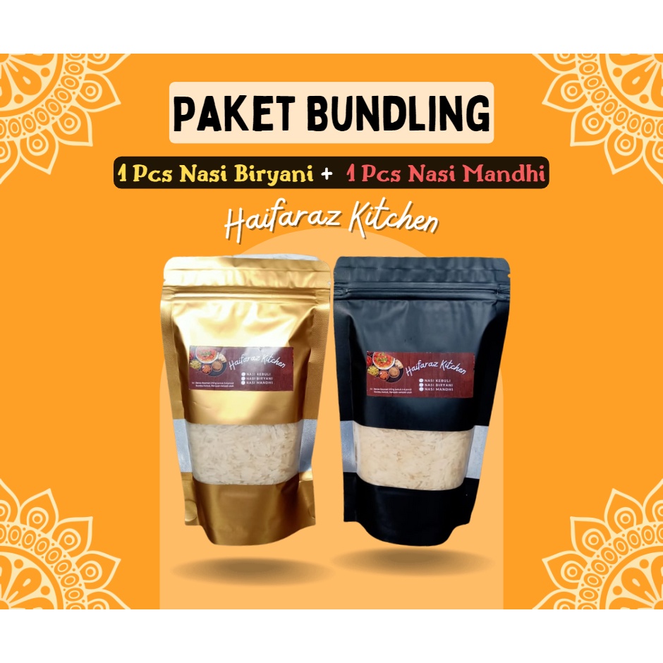 

Paket Bundling Hemat Nasi Instan Biryani + Mandhi Haifaraz