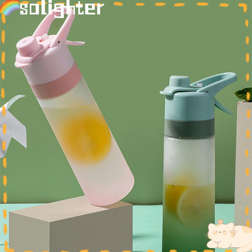 Solighter 700ml Botol Air Semprot Musim Panas Fashion Lucu Ramah Lingkungan Portabel Outdoor