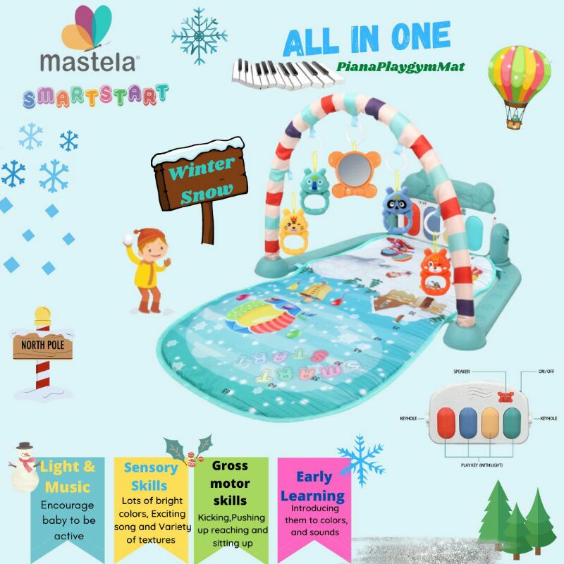 MASTELA x SMART START Piano Playmat bayi