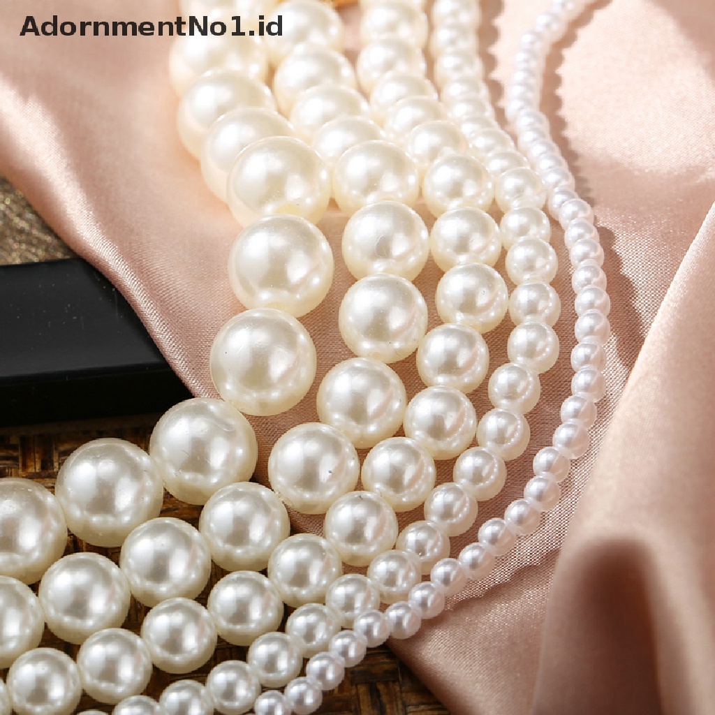 [AdornmentNo1] Kalung Choker Mutiara Imitasi Antik Rantai Goth Kerah Untuk Wanita Fashion Pesona Pesta Pernikahan Perhiasan Hadiah Aksesoris [ID]