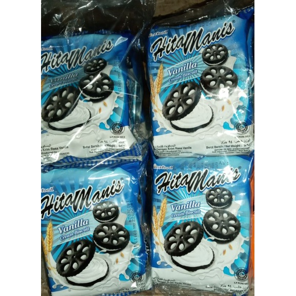 

Oreo hitam manis vanila cream biscuit 94 gram