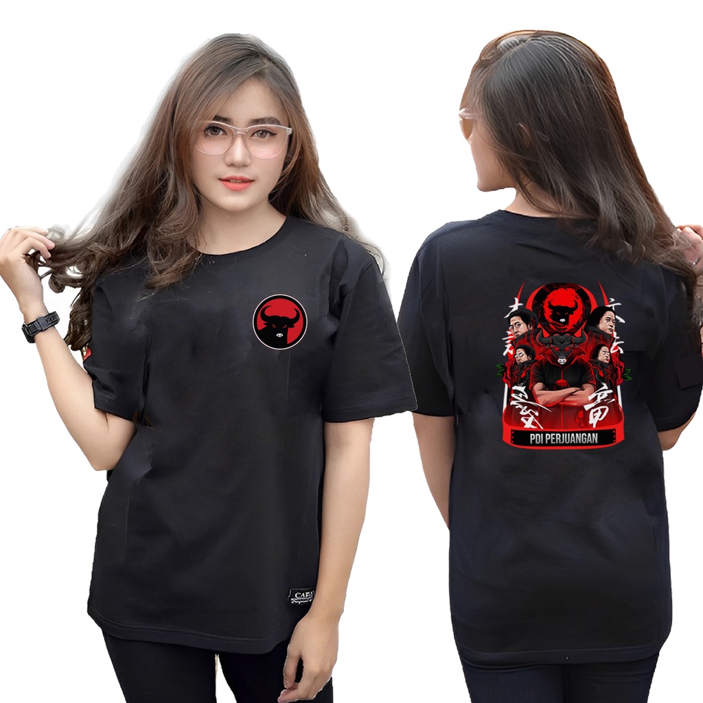 Kaos Distro Pdi Perjuangan Motif Akatsuki Kaos Pdip 2023 Keren Unisex Kaos Pdi Anime Keren Trendy