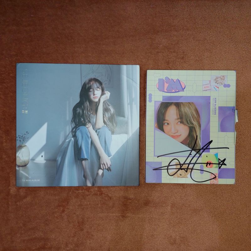 Kim Sejeong Plant Album Only + I'M Signed Album Only