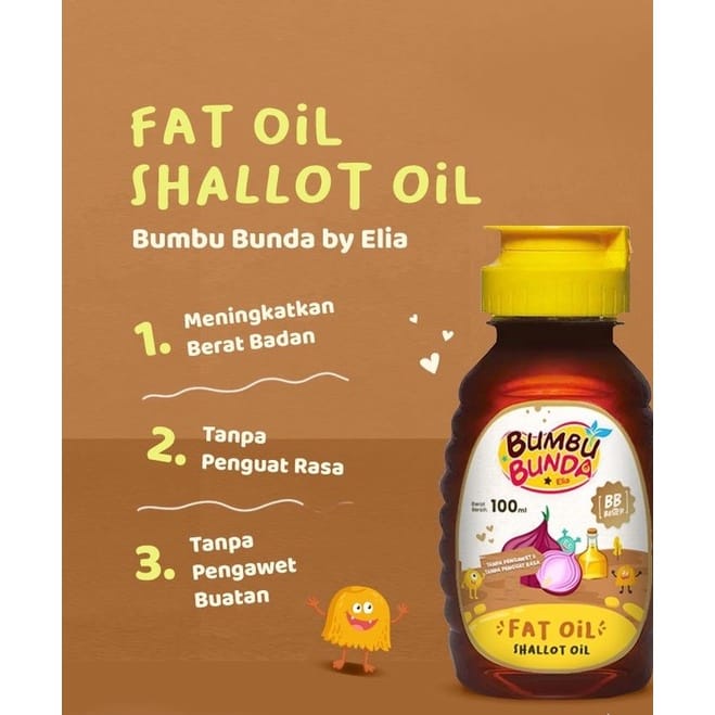 Bumbu Bunda Fat Oil BB Booster 100ml - Minyak MPASI / BB-O