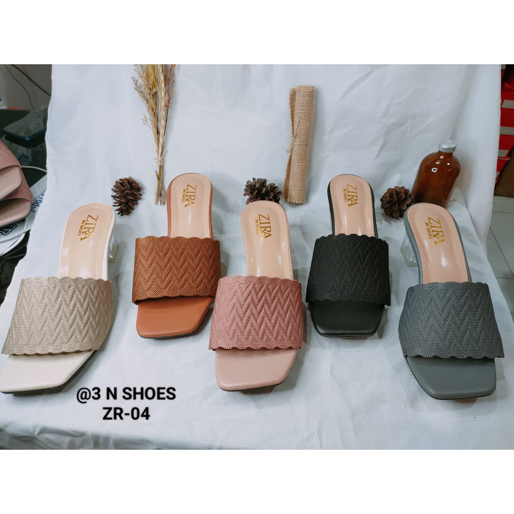 Sendal Heels Rajut Hak Kaca 5cm Terbaru Sandal buat Kondangan Wanita Kekinian  Hills Prempuan Sandal Real Pictt Sandal Pesta Sandal Cewek Dewasa Sandal hak kaca terbaru termurah ZR 04