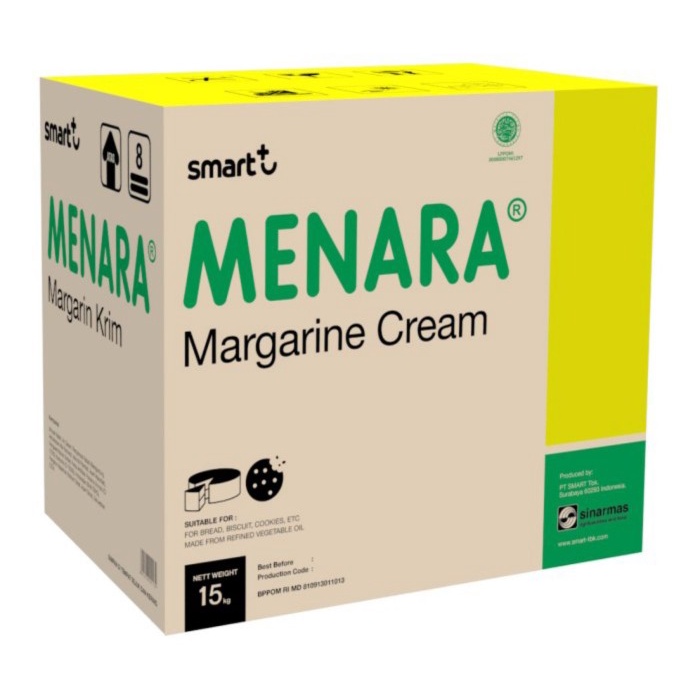 

Mentega Menara Cream 15kg - via gosend/grab