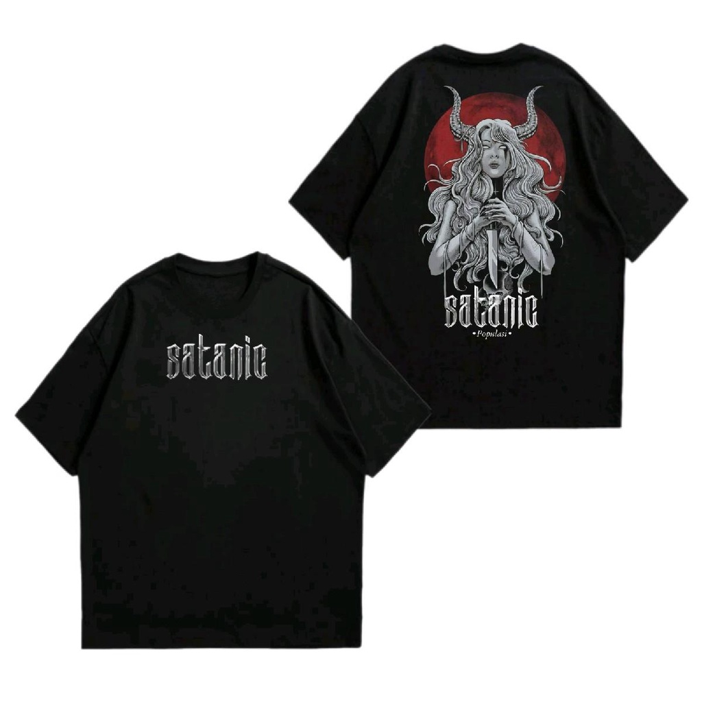 Cavenza T-shirt SATANIC Black