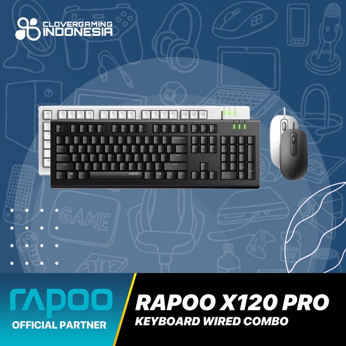 Rapoo X120 Pro- X-120 Combo Keyboard &amp; Mouse