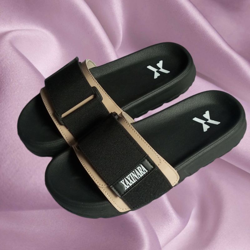 xaxinara WNT-01 | SANDAL SLOP WANITA TERBARU | sandal slide unisec  | wanita fashion | sendal casual