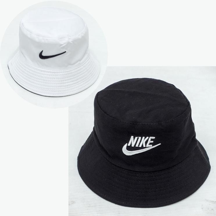 Topi Bucket Hat Nike Import Mirror / Bucket Hat Bolak Balik