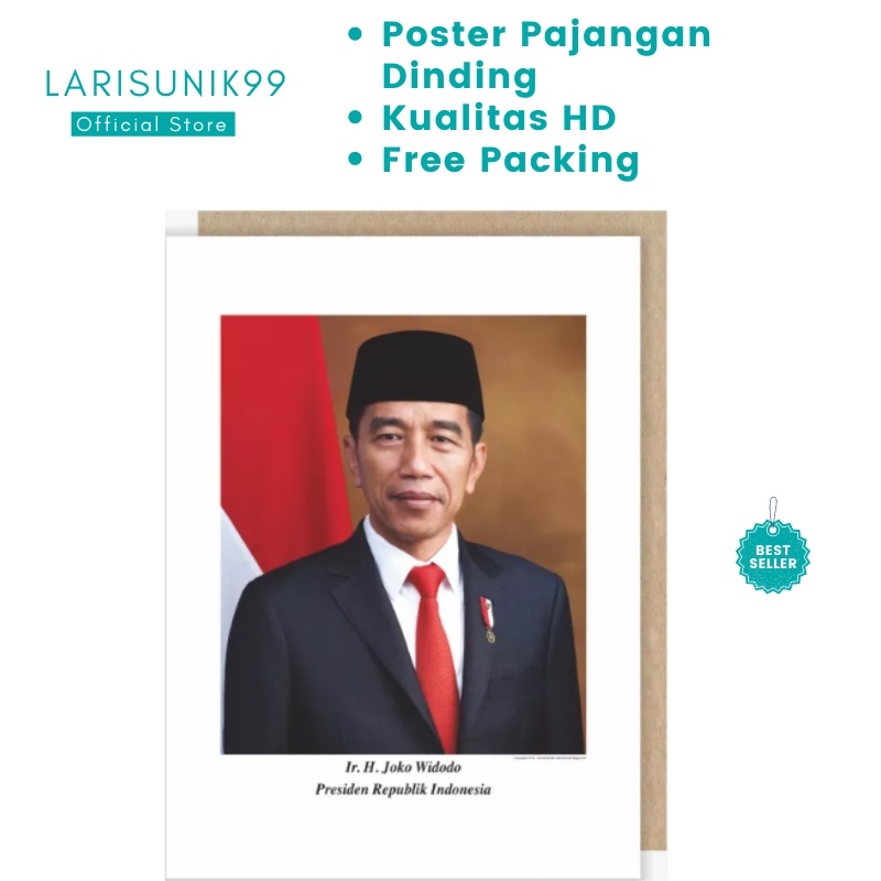 Gambar Presiden Resmi Photo Presiden dan wakil poster Lambang Garuda Pancasila Terbaru Poster Pigura