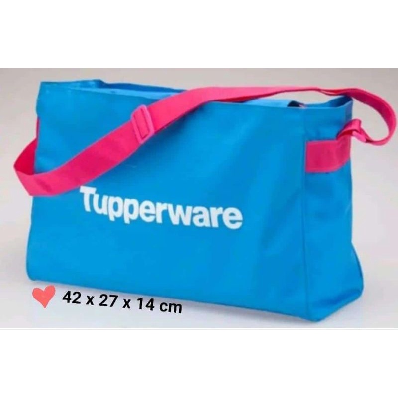 tas travel tupperware ori