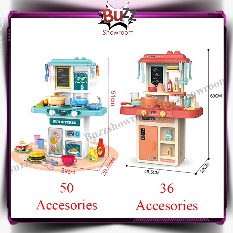 Kitchen Set Jumbo Mainan Anak Masak Masakan Dapur Besar SPRAYING MIST